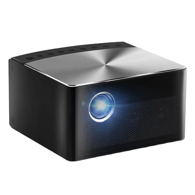 

AUN Smart Projector H1, 1280x800dpi. Memory: 2G+16G. Build in Android, WIFI, MINI LED Projector. Home Theater