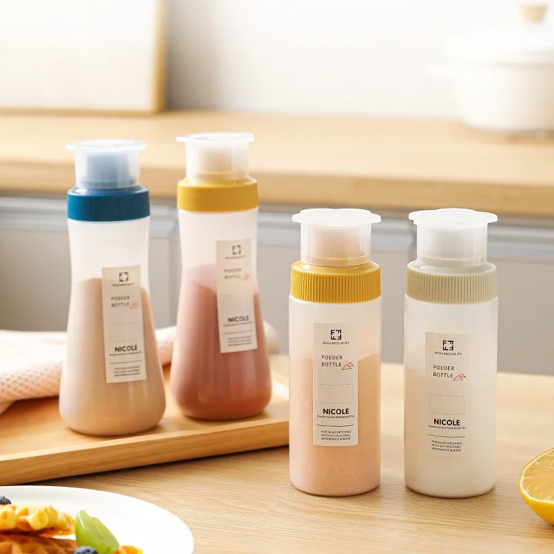 Cake Syrup Dispenser, 350ml Graduated Simple Plastic Syrup Squeeze Bottles for Soaking Honey Baking Bbq Salad Dressing Storage