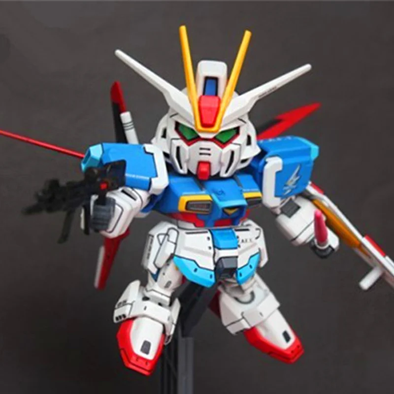 Figura de acción de Gundam zgmf-x56s-alfa para niños, Kit de modelo ensamblado, Original, genuino, SD, BB, Force Impulse, Gundam, Gunpla, regalo para niños