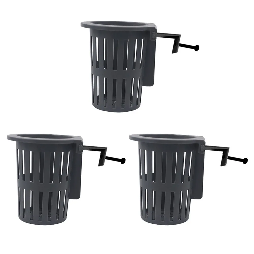 Wall-Mounted Aquarium Plant Basket Water Culture Planter Planter Containers Aquatic Plant Holder Plastic Self Watering