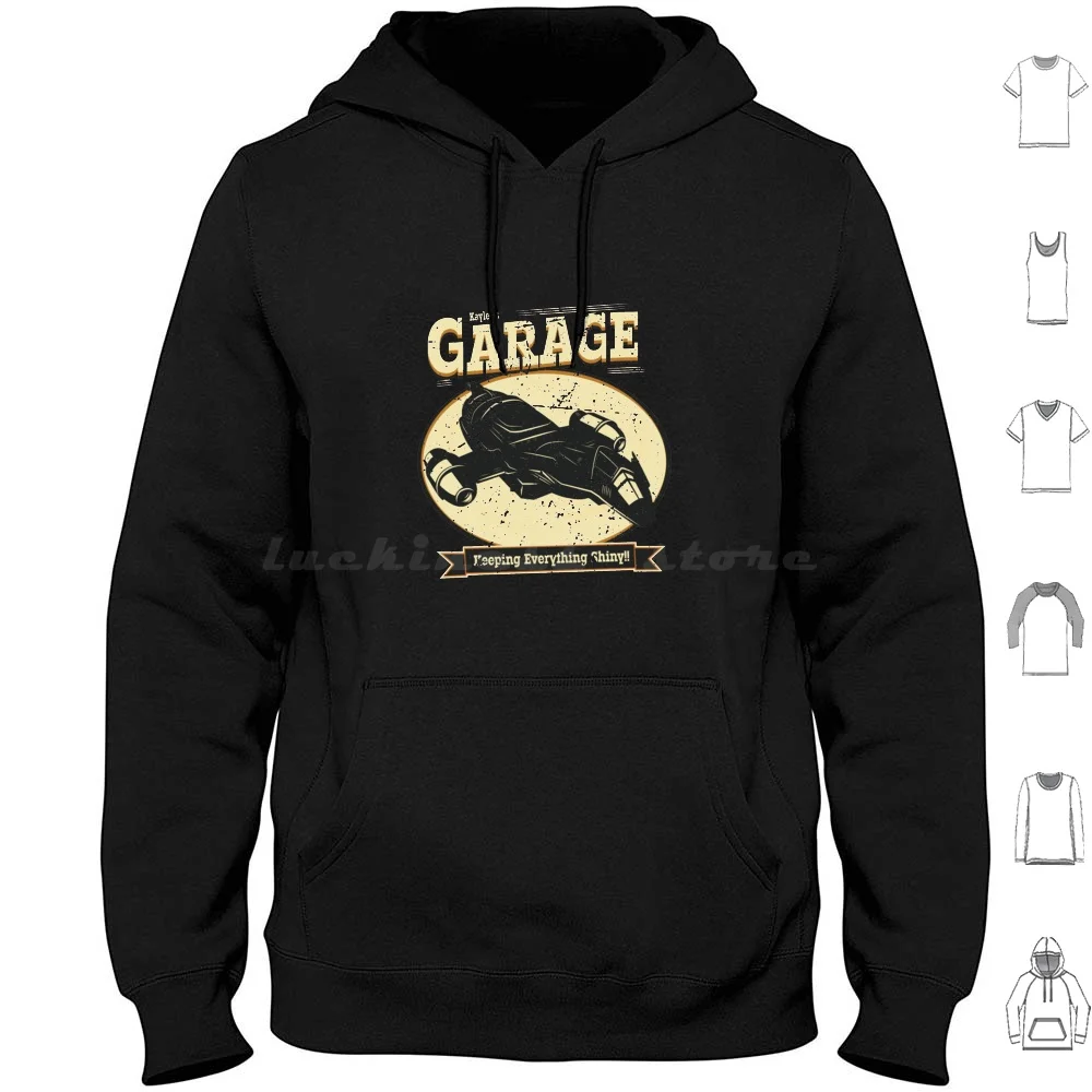 Sudaderas con capucha Kaylees Garage de manga larga Firefly Serenity Geek Browncoat ciencia ficción Tv Joss Whedon Mal Nerd Whedon Jayne Wash