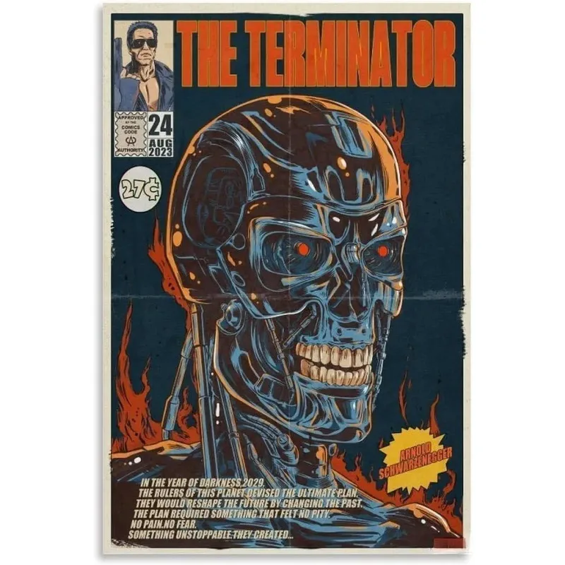 معدن القصدير تسجيل ملصق المنهي 2 فيلم لوحة معدنية ملصق ديكور لشريط نادي جدار ديكور الرجعية غرفة نوم المنزل لوحة الحائط خمر