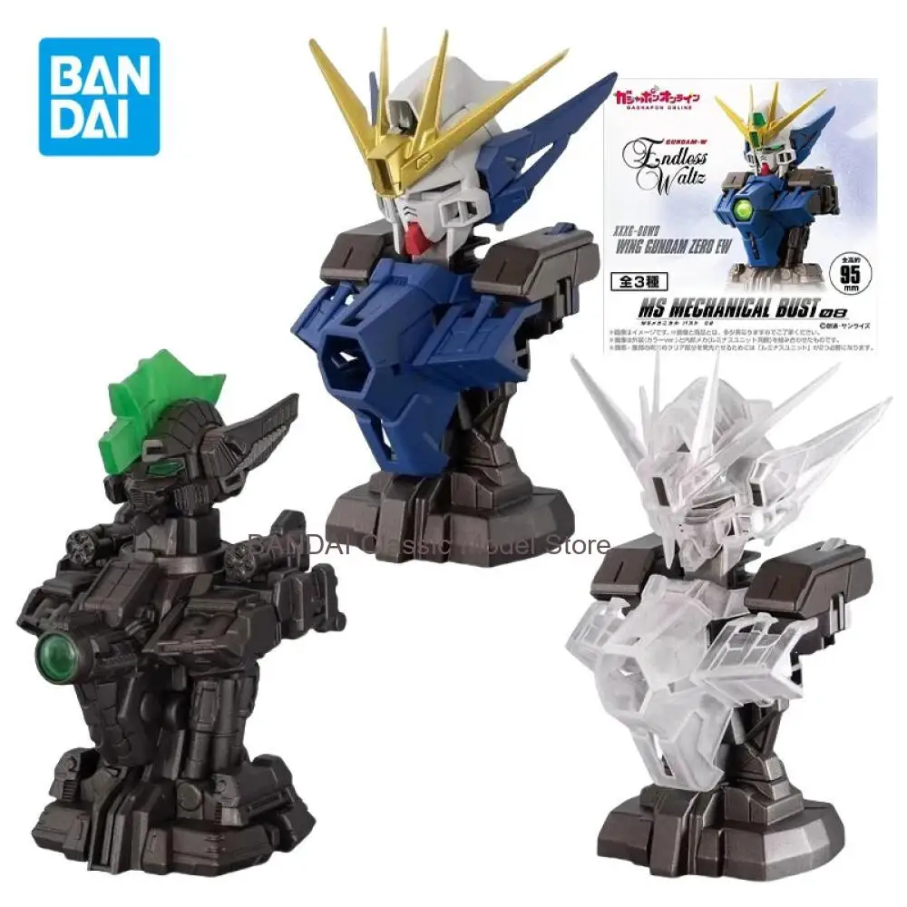 バンダイ-ガシャポン-ウイングガンダムゼロ-ew-ハーフレングスポートレート-08-ms-メカニカルバスト-08-ガンダム-w-アクションフィギュア-おもちゃ-男の子用