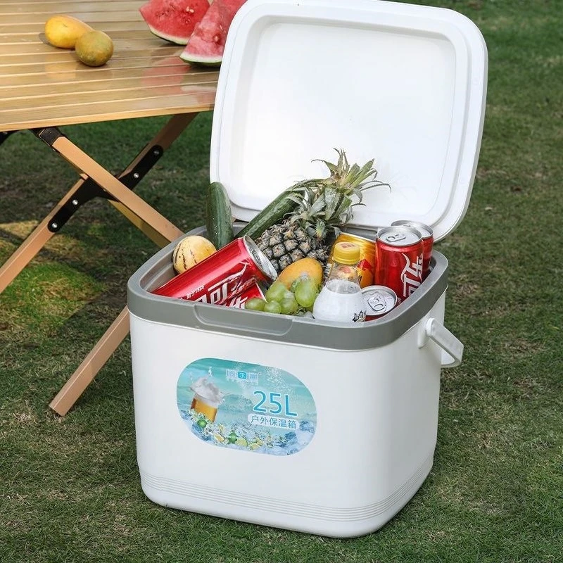 

Portable Cooler Box for Camping Car Outdoor Ice Storage Insulated Ice Box Butane Fridge Transport Warmer Substitute Barbecue