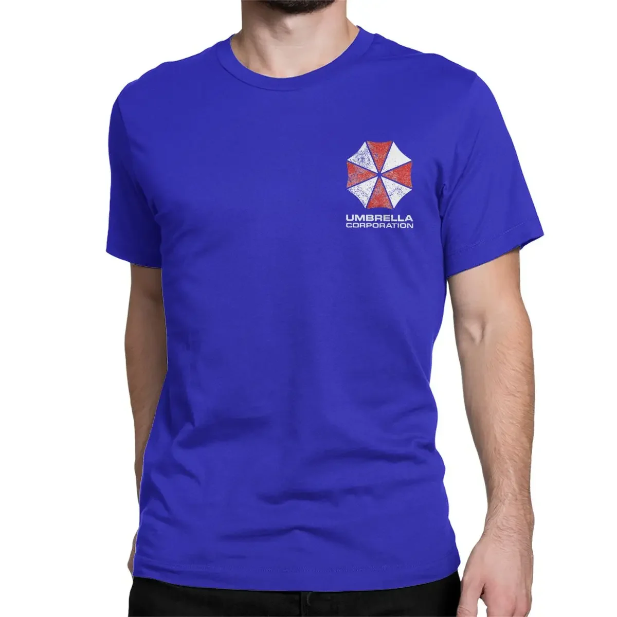 Pharmaceuticals Corporation 100% Cotton Tees Short Sleeve T Shirt Plus Size Tops Umbrella Corp Corporations Video Game T-Shirt