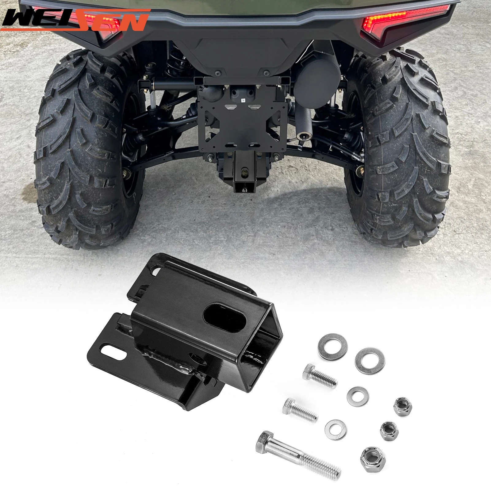 UTV ATV Rear Towing Hitch Trailer Hitch 2\