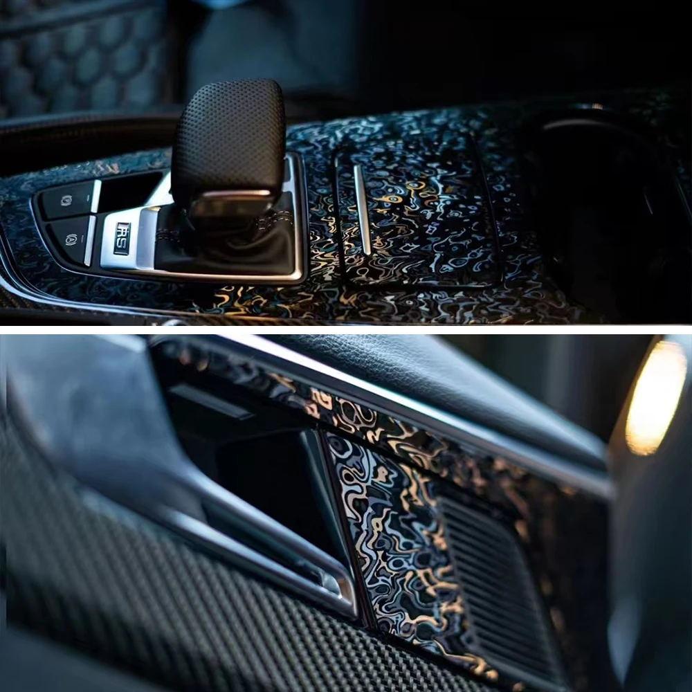 9D Carbon Faser Auto Aufkleber Selbstklebende Glänzend Schwarz Vinyl Wrap Film Anti-Scratch Auto Dekoration Aufkleber für Autos zubehör – Detail 16