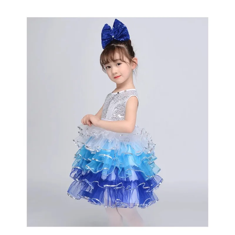 Kinder chor Kostüm Tanz Performance flauschigen Rock