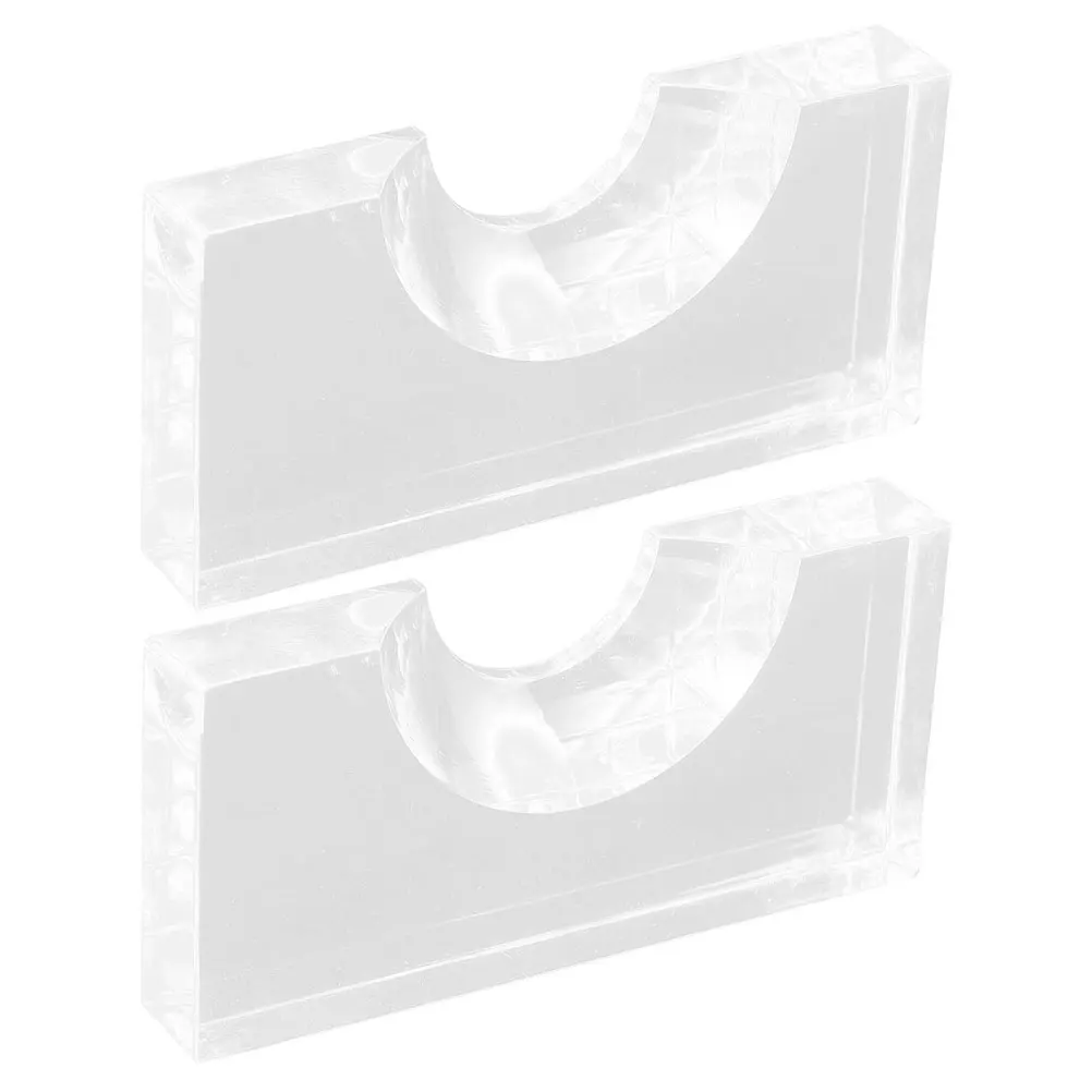 

2pcs Black Locator Transparent Ball Marker Durable Pool Cue Holder For Table Precision Pool Table Supplies Training Tool