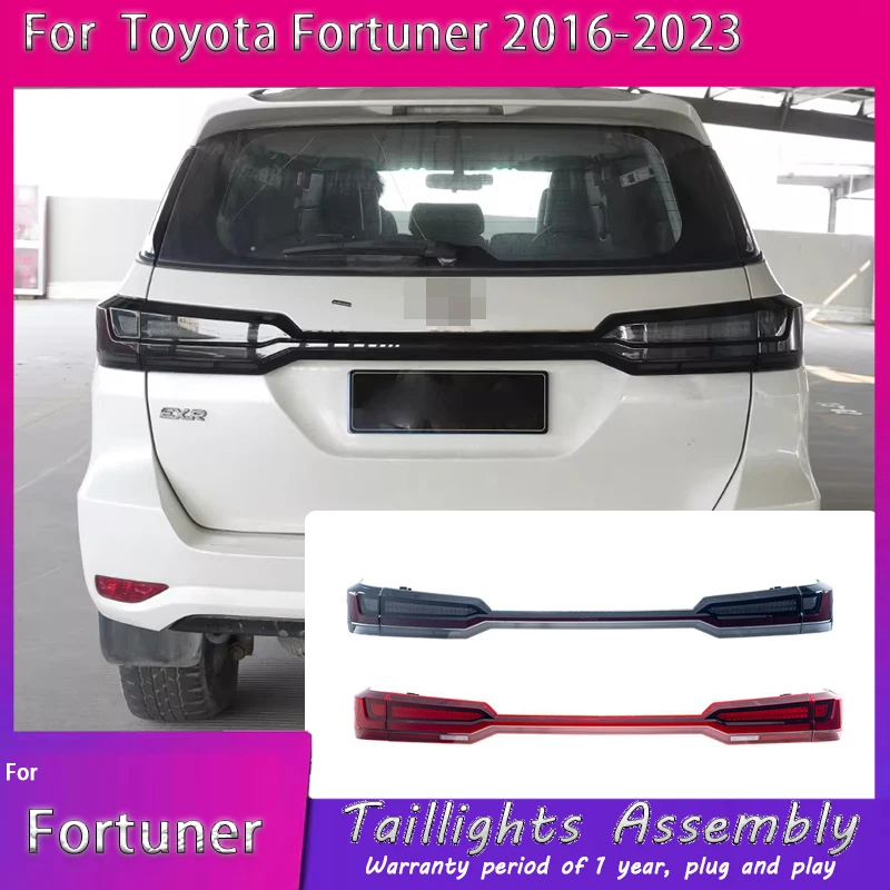 

Pair Tail Light Assembly For Toyota Fortuner 2016-2023 Taillights LED Tail Lamp Brake Light Driving Lights Fog Light Turn Signal