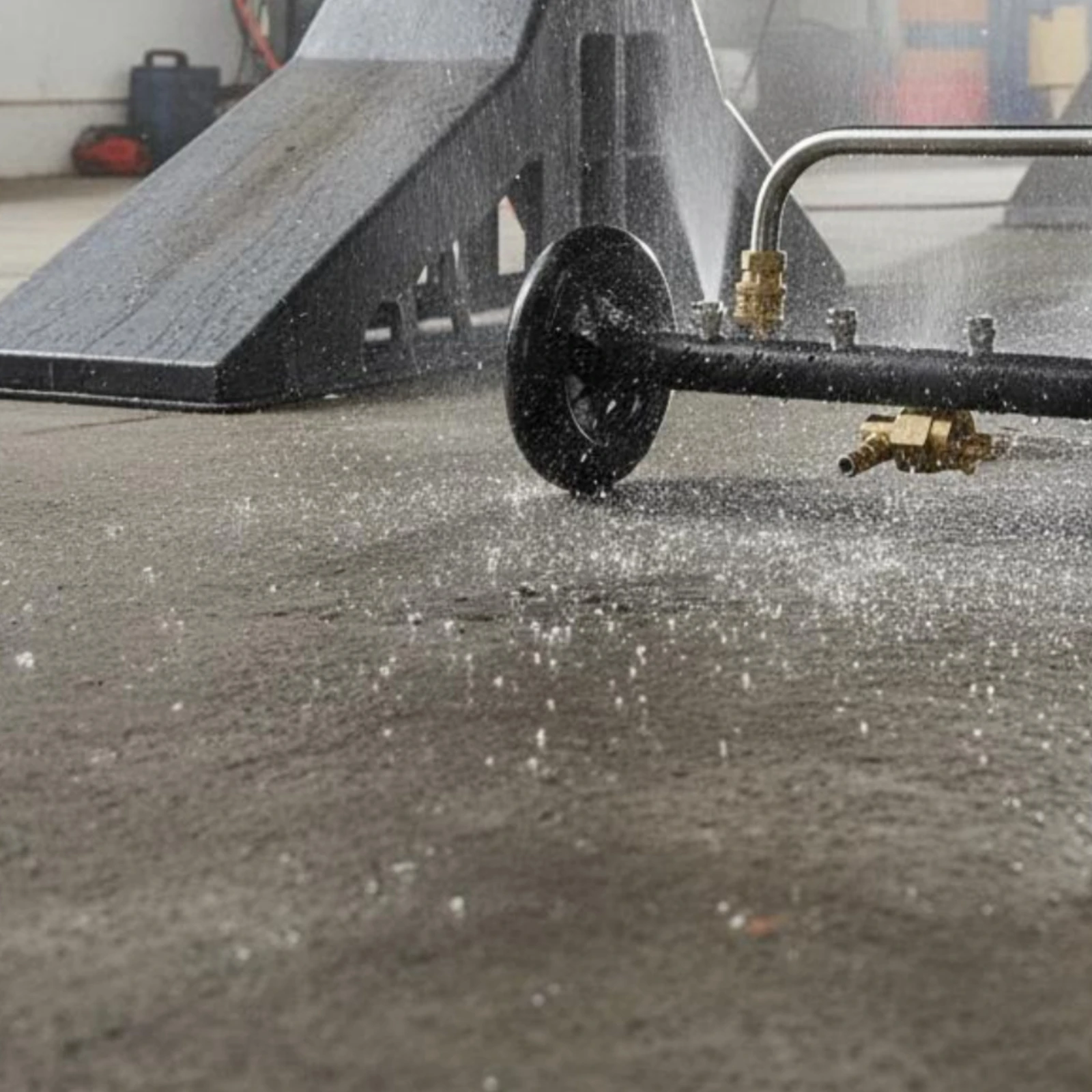 Car Chassis Washer 4000 Psi Undercarriage Cleaner Underbody Cleaner 16 Inch Water Broom 4 Nozzle for Driveway, Garage