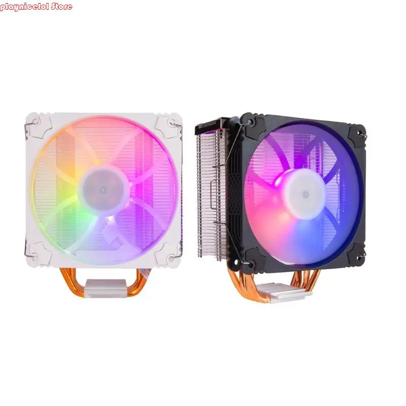

E8BA 4 Heat Pipe PC Case Cooling Fan Quiet ARGB 4Pin Computer Fan Cooling Fan