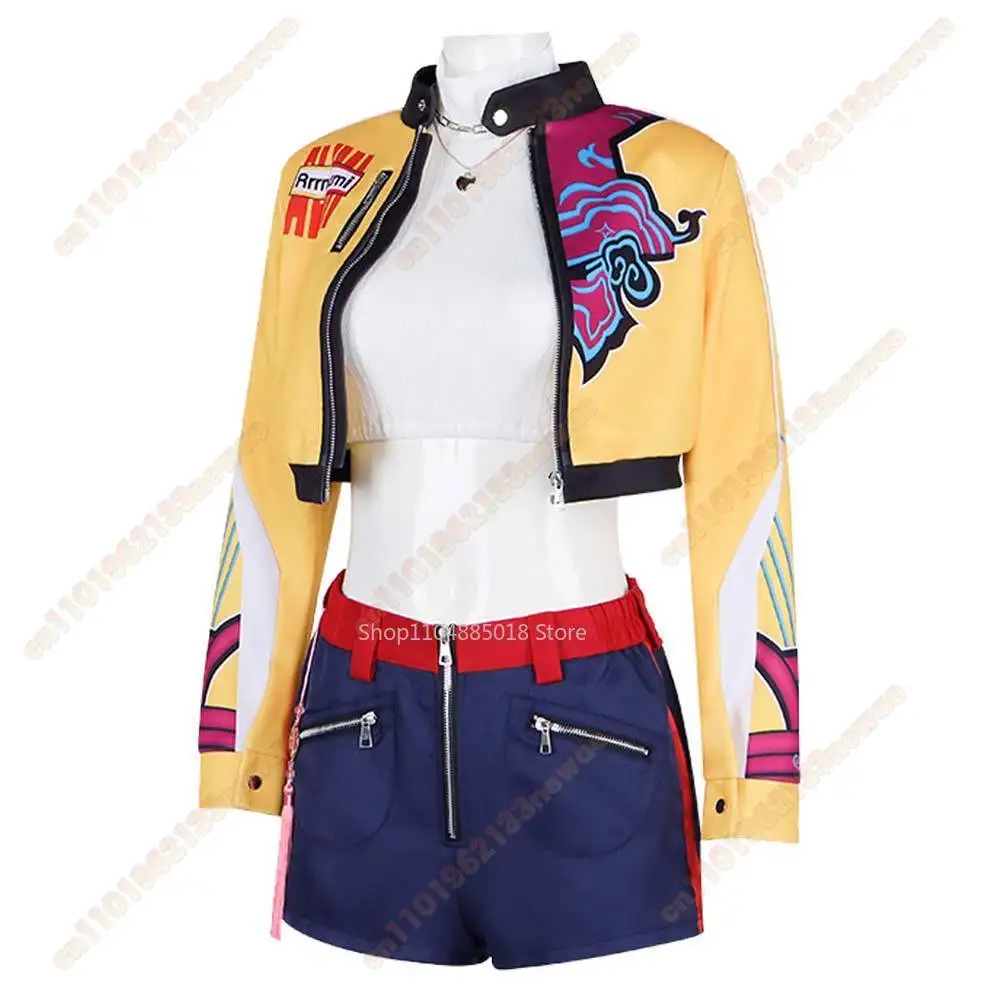 K-POP のデーモンハンター ルミミラコスプレ衣装変装女性女の子服ロールプレイ衣装ファンタジアハロウィンカーニバルスーツ