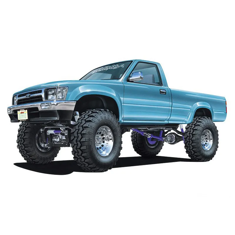 Prefabricated assembly model Aoshima-20229-A 1/24 RN80 Hilux Long Bed Lifting Up 1995 car model kit