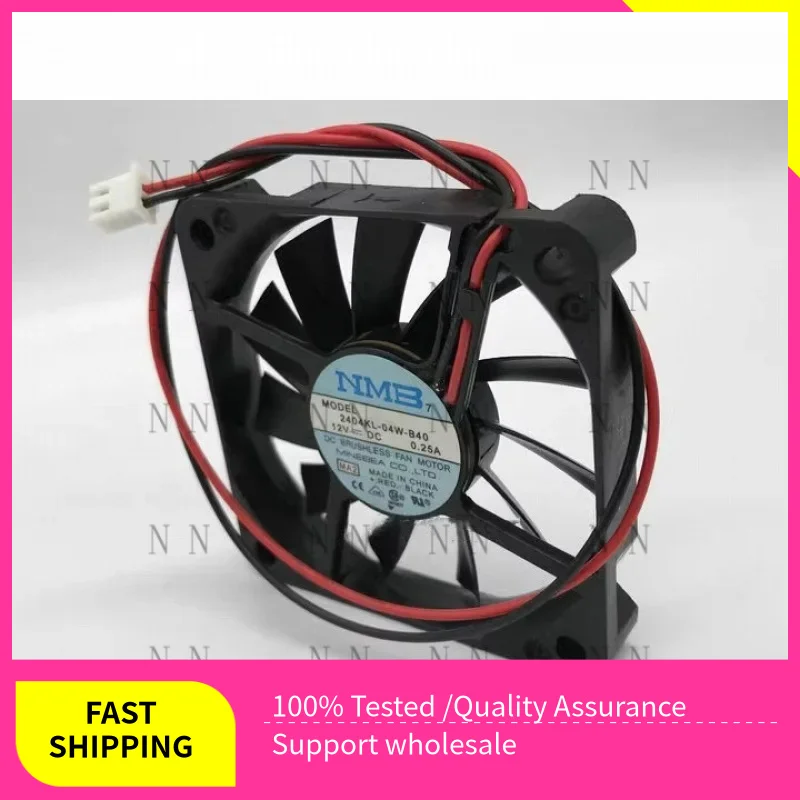 WEP  FOR NMB 6010 2404KL-04W-B40 12V 0.25A 6CM 60*10MM Fan