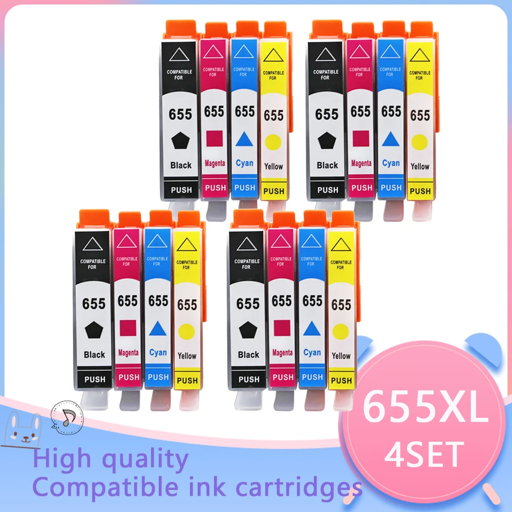 Kompatybilny do HP 655 655XL pojemnik z tuszem 655XL HP655 do HP655 Deskjet 3525 5525 4615 4625 4525 6520 6525 6625 drukarki