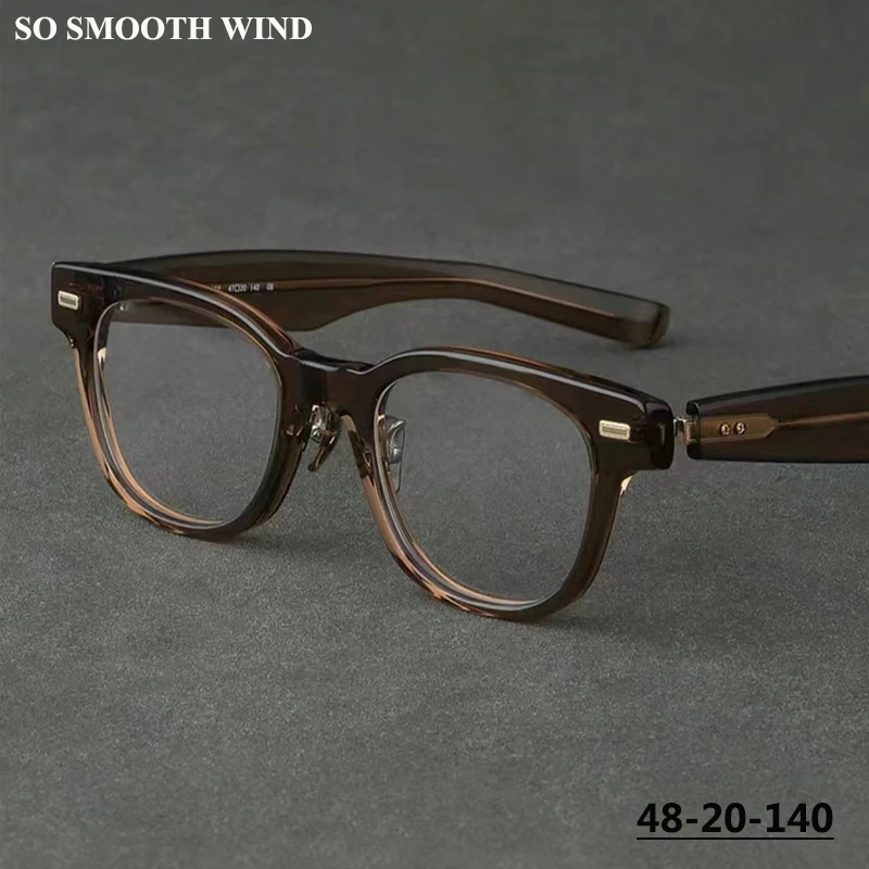 

Handmade Acetate Round Glasses Frame Japanese Brand Men Retro Optical Prescription Eyeglasses Women Myopia Spectacles Eyewears