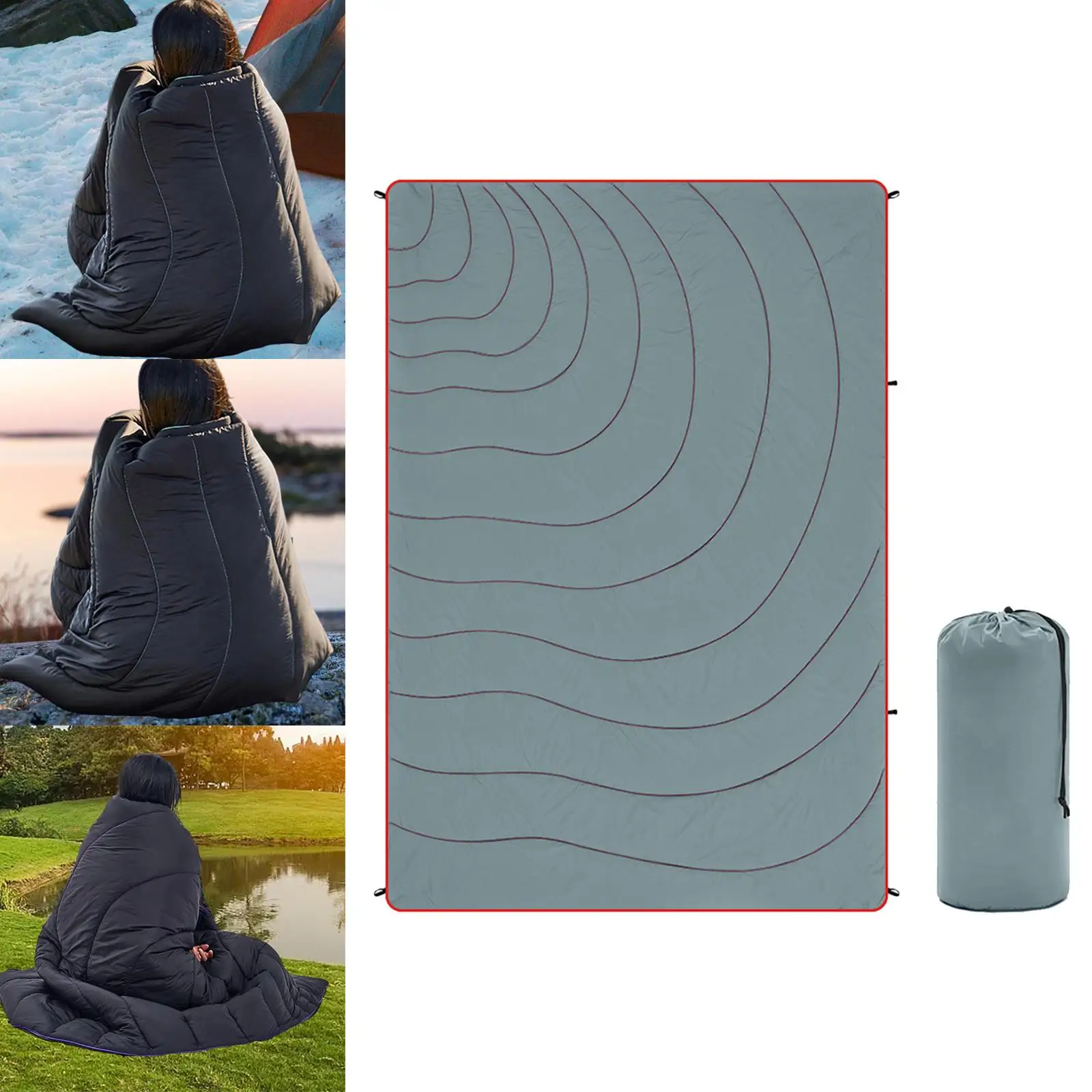 

Одеяло для кемпинга, теплое снаряжение, легкий коврик для пикника, одеяло для пляжа на открытом воздухе