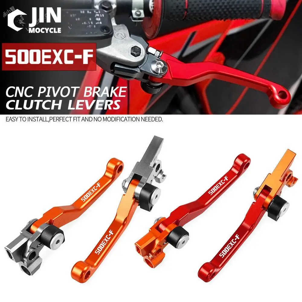 

For K-T-M 500EXCF XCW 2012-2016 500 EXCF 2017 -2020 Aluminum Motorcycle Foldable Pivot Dirt Bike Brake Clutch Levers Cable Lever