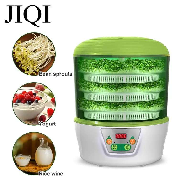 Máquina termostática automática para hacer brotes de soja, 2/3 capas, sellado de verduras, yogur multifuncional, fermento de vino y arroz