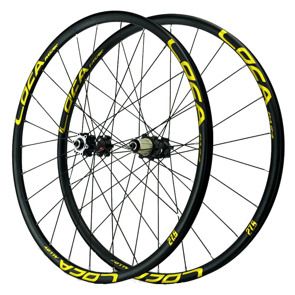 MTB Wheelset, 26, 27.5, 29er, 700C Rims, 24 Holes, Straight Pull Disc Brake, Sealed Bearings QR 9x100 10x135mm