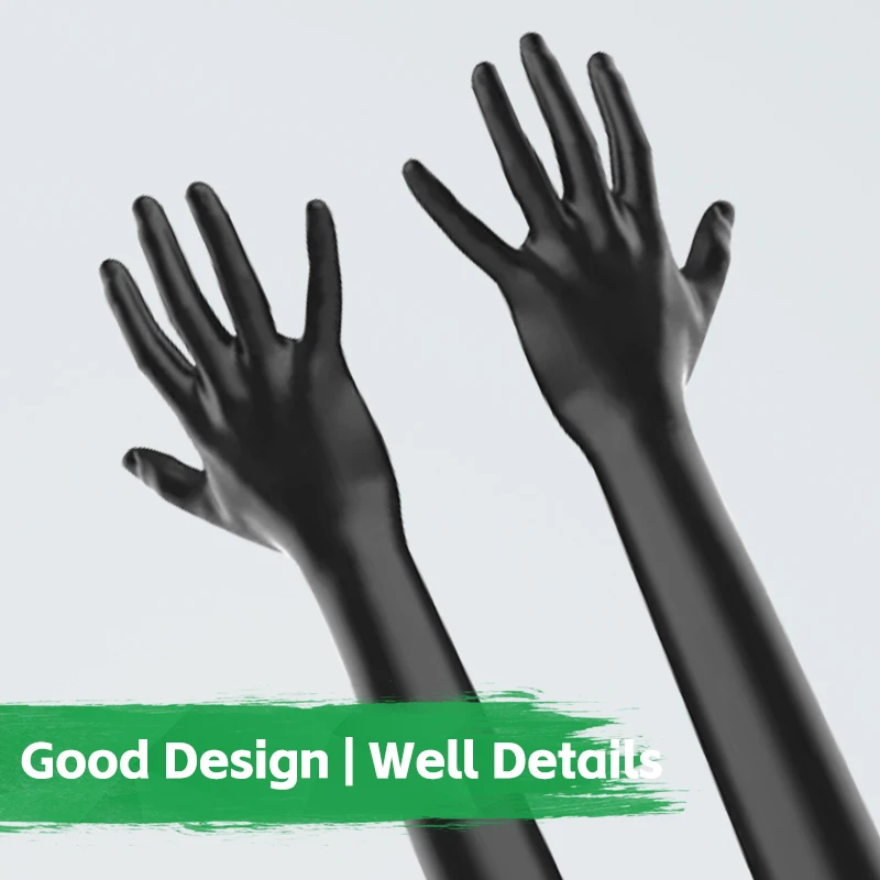 Furrjoi Silicone Realistic Handwear Gloves with Fingers Cosplay Custom 3 Sizes Available Sexy Furry Catsuit Latex Fursuit