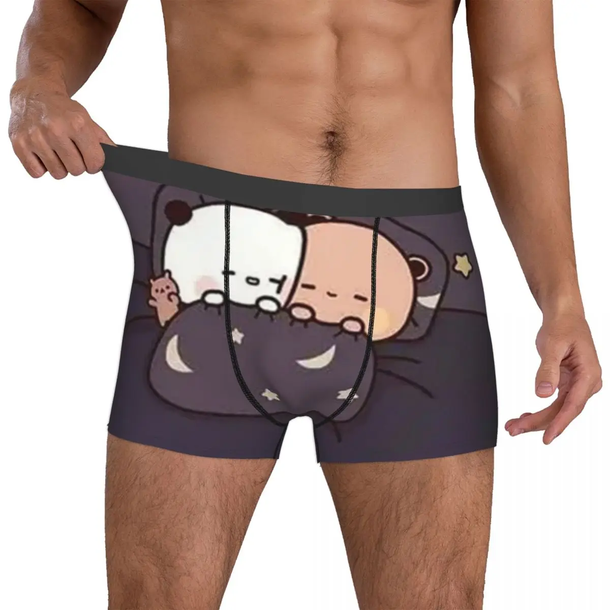 Cub Sleeping Man\'s Boxer Briefs Bubu Dudu Cartoon Highly Breathable Underwear High Quality Print Shorts Birthday Gifts