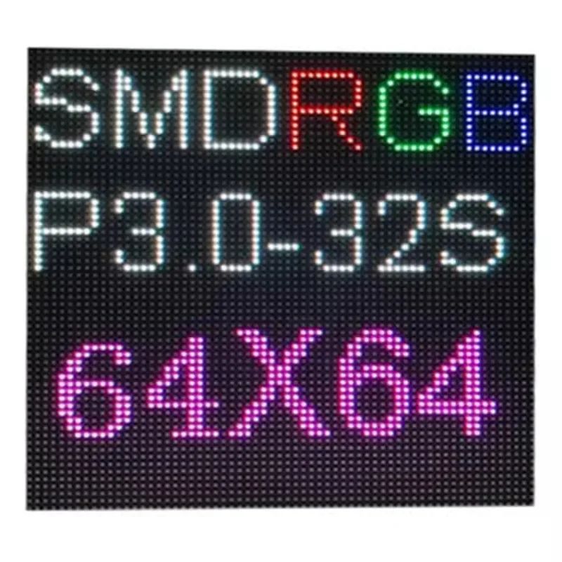 Full Color Indoor P3 Module Panel LED Video Wall Display Panel LED Backdrop Screen Sample Hub75