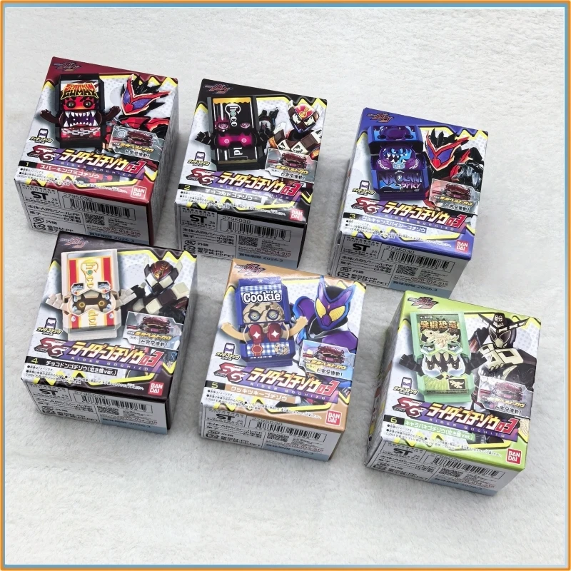

In Stock Bandai Kamen Rider Gavv Shokugan Sg Rider Gochizo 03 Chocolate Cookie Lollipop Cosplay Prop Toy Gift