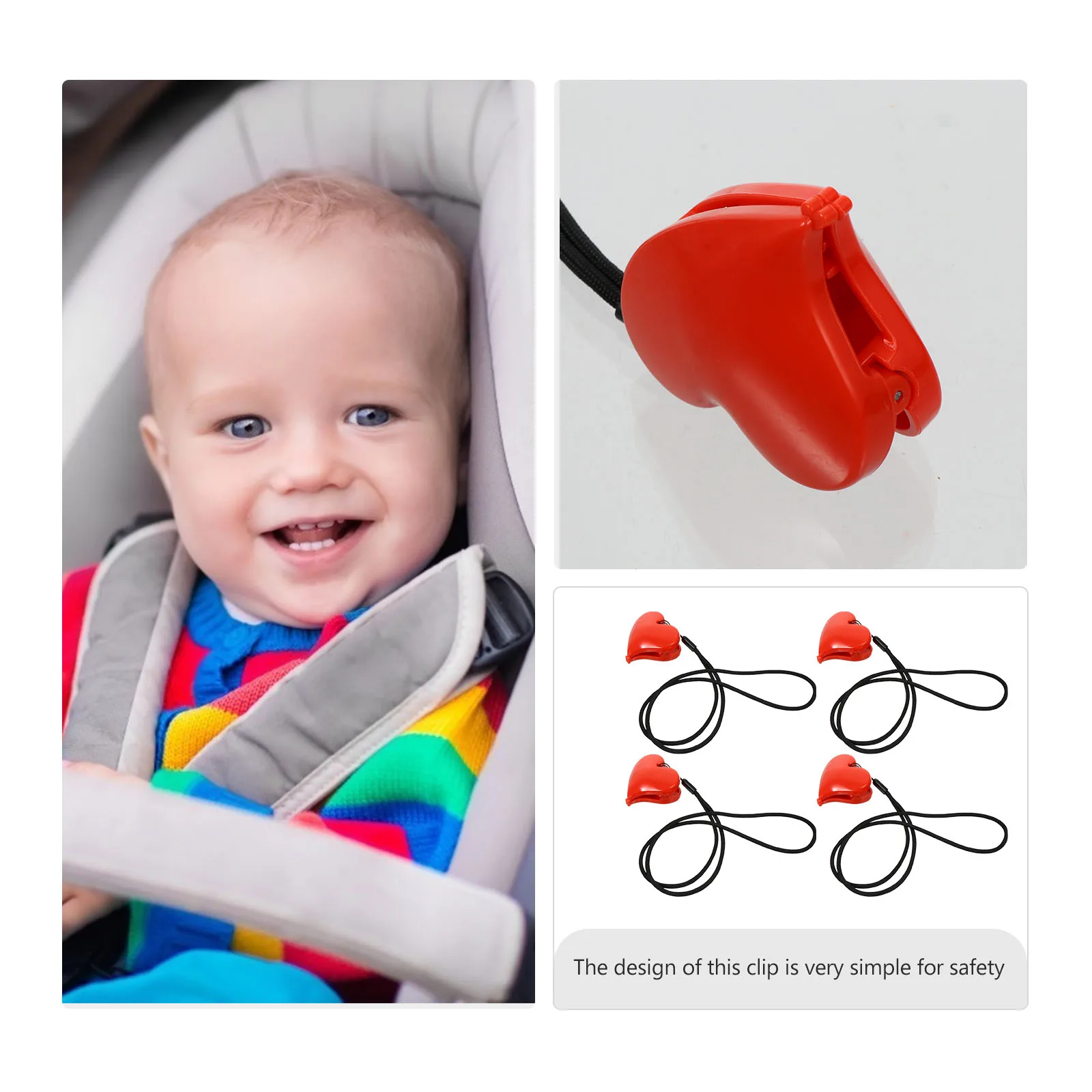 

2 set 2 Sets Anti-Kicking Quilt Clip for Baby Stroller Accessories Safe Plastic Multi-Purpose Towel Clamp Smooth Design Prevent