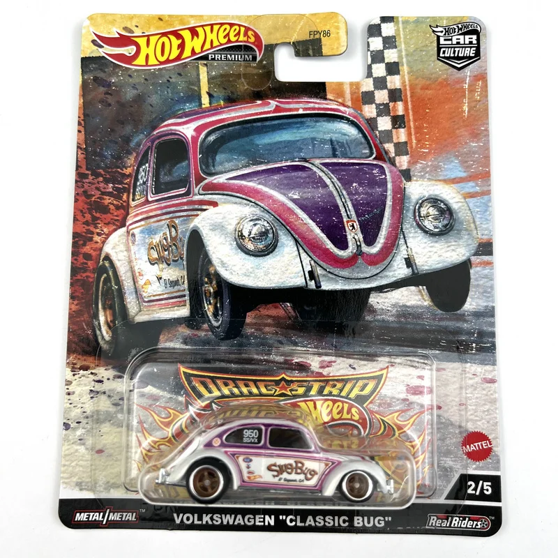 Hot Wheels Premium 1:64 Drag Strip VOLKSWAGEN CLASSIC BUG 33 WILLYS DODGE CORONET nova Plymouth Diecast car model  FPY86