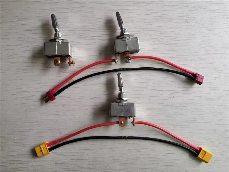 12V 24V 50A High Current Modification Switch Rc Fishing Boat Trawler Metal Knob Rocker Switch