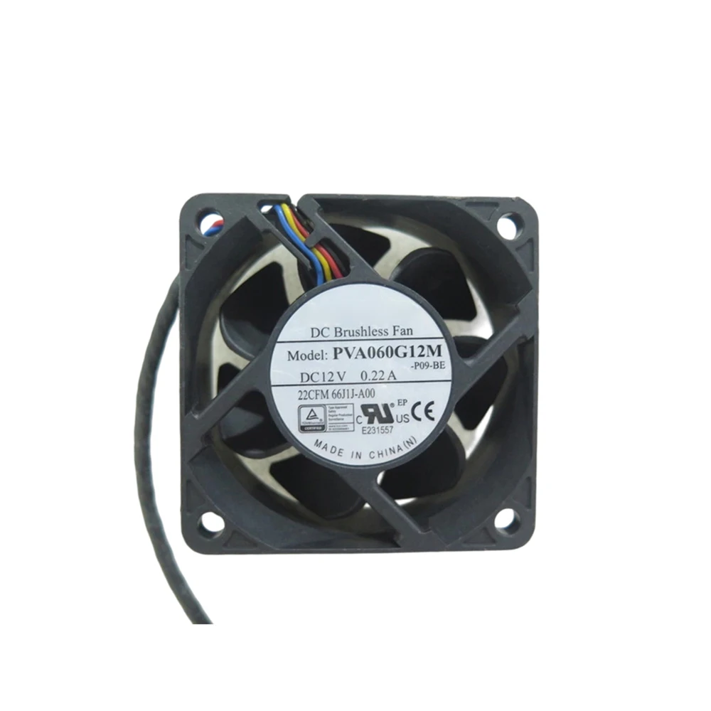 For DELL For Precision 7920 Tower 066J1J 66J1J PVA060G12M-P09-BE DC12V 0.22A 4PIN Chassis Fan