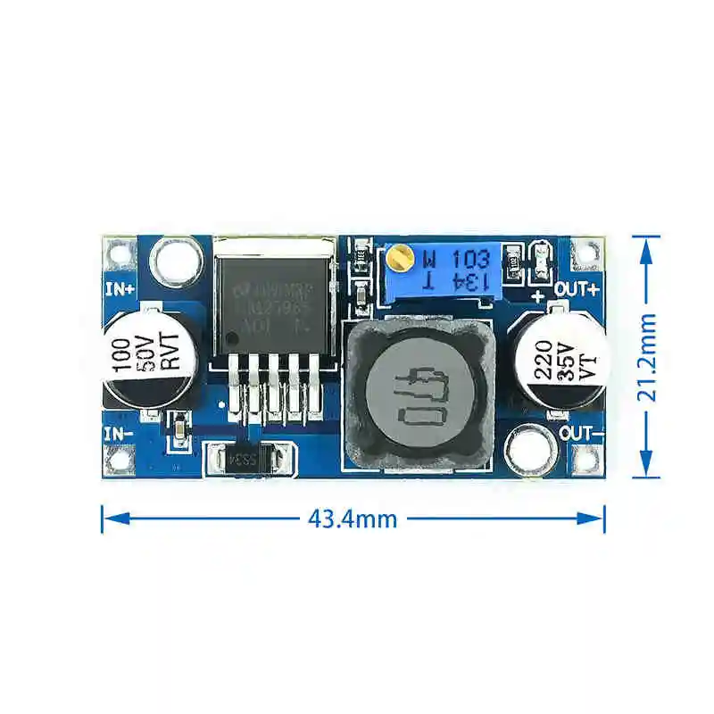 LM2596S-ADJ 3-40V DC-DC adjustable step-down Voltage regulator power supply MODULE BOARD 3A Buck Converter LM2596s LM2596