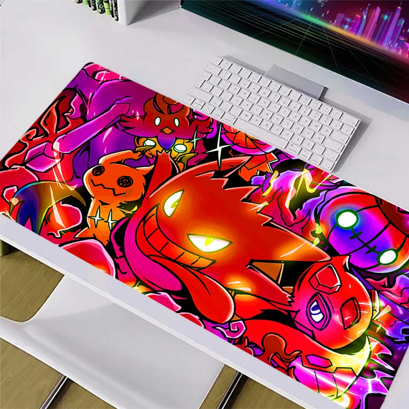 mouse-pad-gamer-notebook-jogos-mouse-pad-xxl-teclado-grande-mousepad-tapete-de-jogos-pokemon-pikachu-gengar-tapete-de-mesa