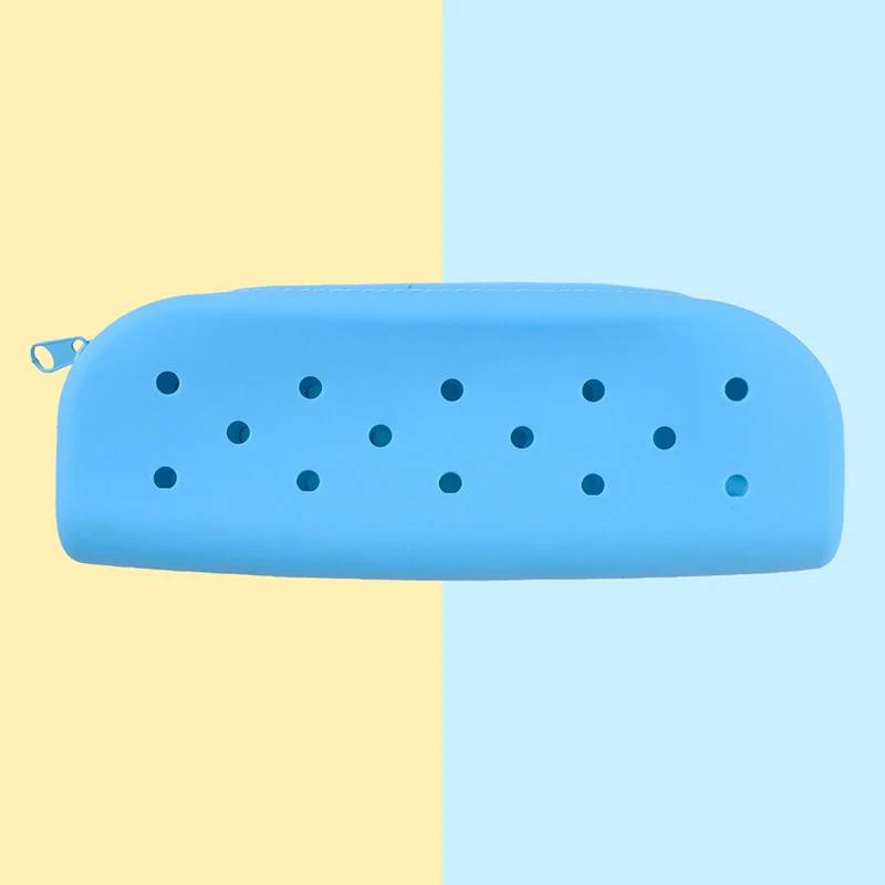 

Набор из 10 силиконовых косметичек с отверстиями, большой вместимости, для карандашей, разных цветов