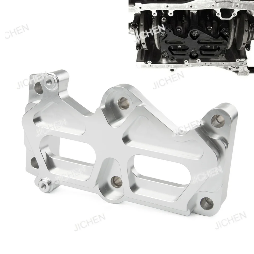 

Engine Main Block Girdle for B16 B18 B20 Vtec CM Silver Billet Block Girdle Dowel