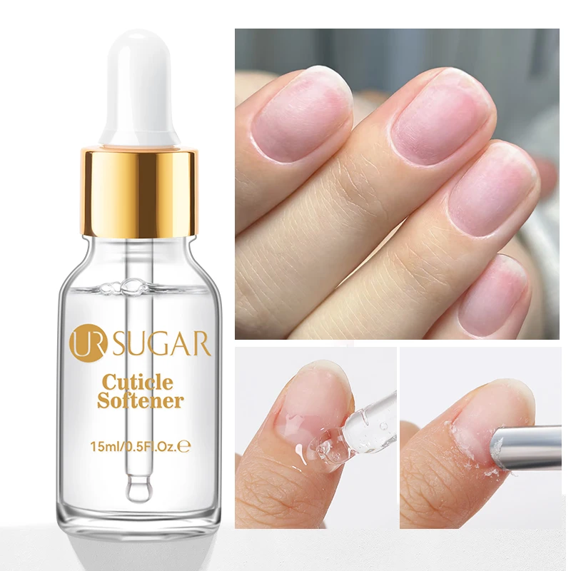 UR SUGAR 15ml aceite suavizante para uñas removedor de cutículas para Gel cutículas cultivadas suaviza el exfoliante para uñas manicura pedicur