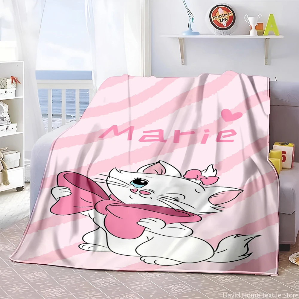 31 Style Cute Cat Marie Blanket Flannel Soft Warm Throw,Travel Blanket Sofa Kids Adult Children Nap Blankets For Girl Women Gift