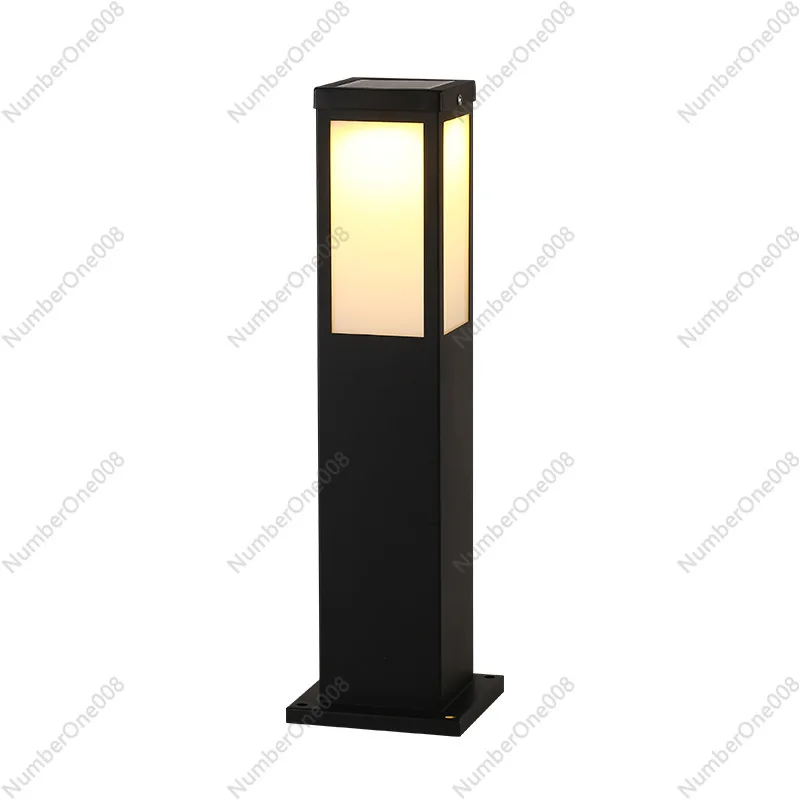 

Solar Energy Lawn Lamp Outdoor Yard Lamp Modern Minimalist Villa Park Landscape Lamp Grass Road Ground Plugged Light