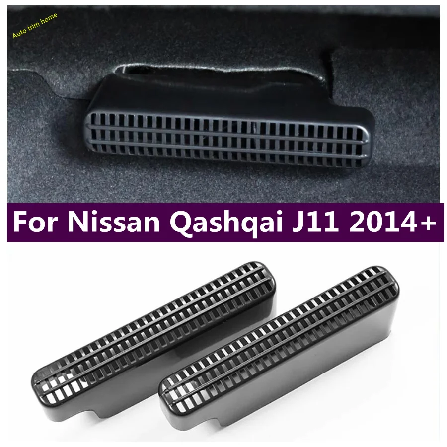 

Car styling Accessories Seat Under Heat Floor Air Conditioning AC Outlet Vent Protector Cover For Nissan Qashqai J11 2014 - 2021