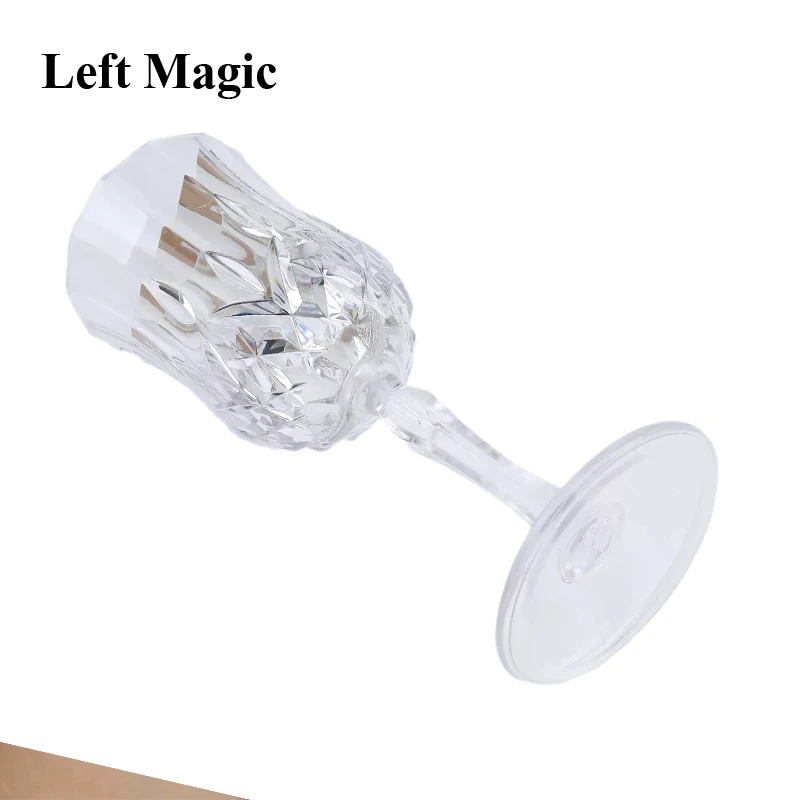 Mirror Chalice (Acrylic) Illusions Magic Tricks Liquid Disappearing to Silk Magia Cup Stage Gimmick Props Comedy Mentalism Fun