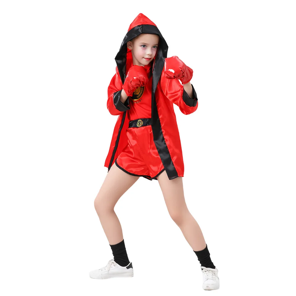 New Children\'s Boxing Suits Professional Dress Fighting Training Sanda Suits June 1st Children\'s Day Stage Performance Costumes