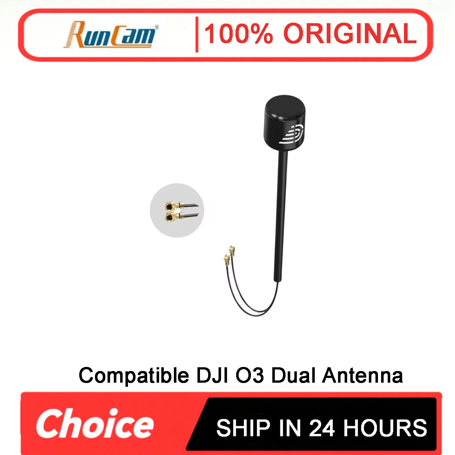 RunCam Compatible DJI O3 Dual Antenna UFL Interface 170mm 210mm For DJI O3 Air Unit RC FPV VTX Drone Quadcopter Freestyle