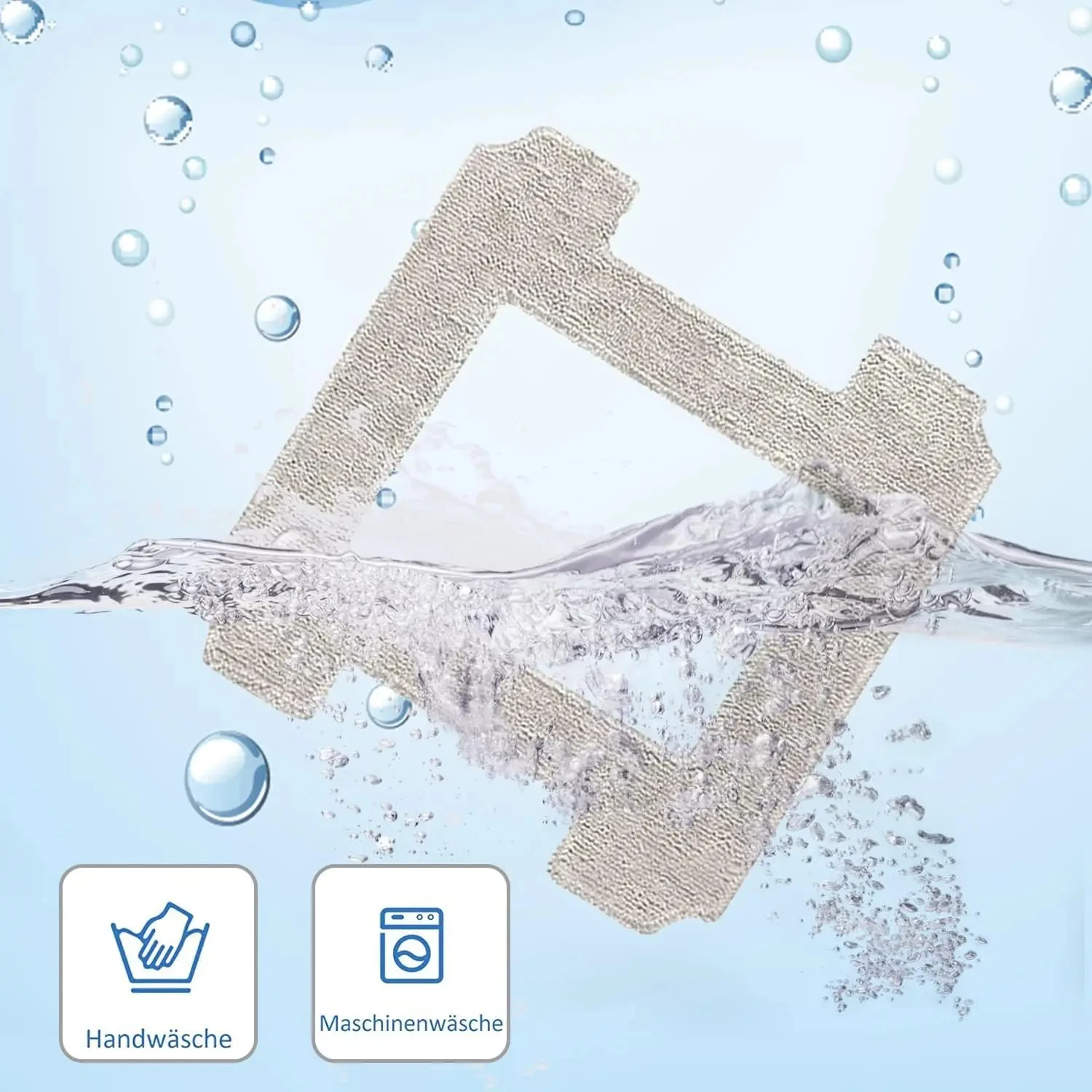 Compatible For ECOVACS WINBOOT W2 / W2 OMNI Replacement Parts Accessories Microfiber Mop Pad Cloth