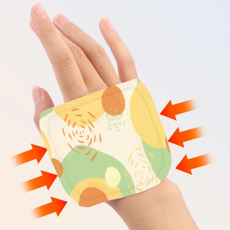 1 Bag Of 2 Pieces Self Heating Winter Warm Paste Disposable Hand Foot Warmers Heat Packs Warmer Heating Pad Fever For 3 Hours