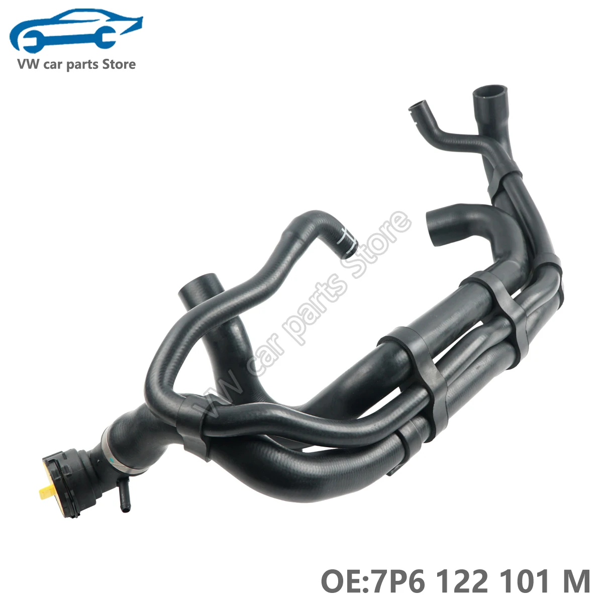 

7P6122101M 7P6122101L Radiator Coolant Hose For Volkswagen Touareg 3.6 2011-2018 Water coolant hose 7P6 122 101 M 7P6 122 101 L