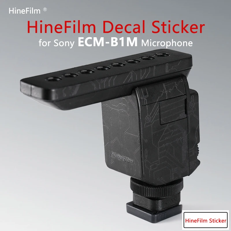 

Hinefilm Skin для Sony ECM-B1M, наклейка на микрофон для дробовика, защитная пленка для кожи для Sony ECM B1M, защитная пленка для микрофона, наклейка