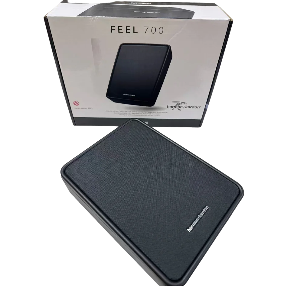 Free Shipping 1 Set Harman/Kardon FEEL 700 SUBWOOFER AKTIF RINGKAS BAWAH KRSI BERDAYA 125 Watt Ultra-Compact Car Under Seat LlIN