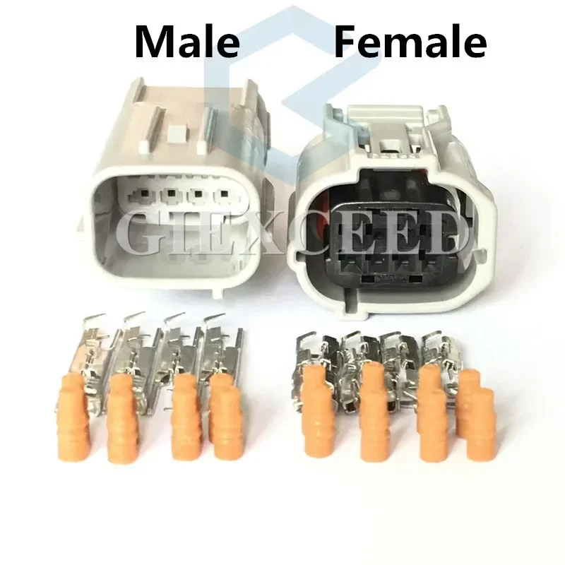 8 Pin 12520 12519 6189-1240 6188-0779 Auto Reversing Radar Plug Fuel Injector Socket AC Assembly Automotive Connector For Toyota